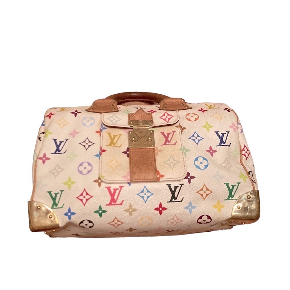 Authentic vintage Louis Vuitton Takashi Murakami Rainbow Monogram Speedy 30
